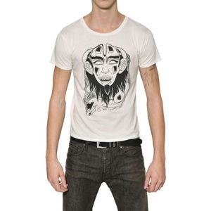 Saint Laurent YSL Grimes Logo T-shirt